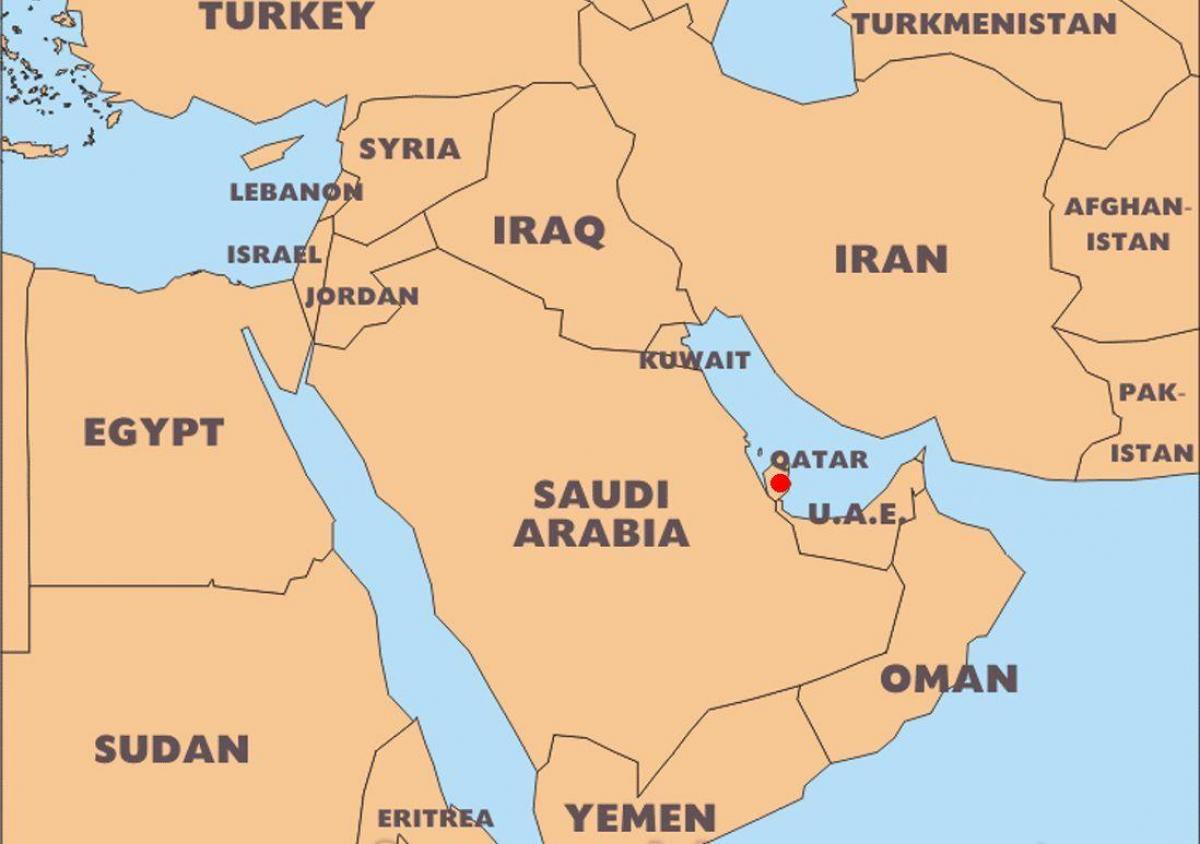 kataras valsti pasaules kartē